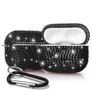 Diamond cases cover For AirPods rhinestone bling airpodspro case keychain
