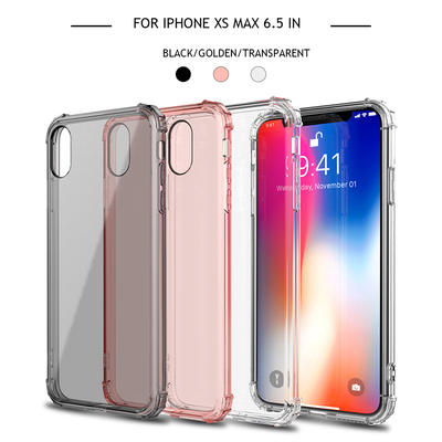 wholesale waterproof acrylic phone case shockproof TPU clear protective for iphone XS case
