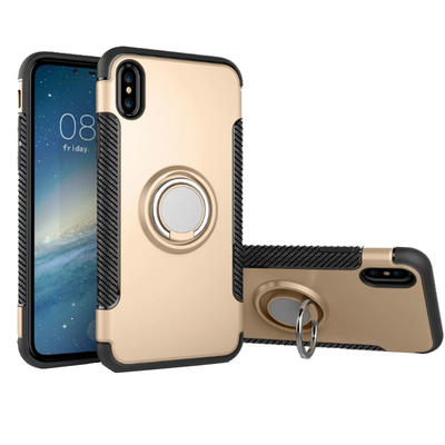 COOL DESIGN 2019 NEWEST CELL Phone Case for iPhone X Case Car Holder Stand Magnetic Bracket Case Finger Ring TPU + PC Back Cover