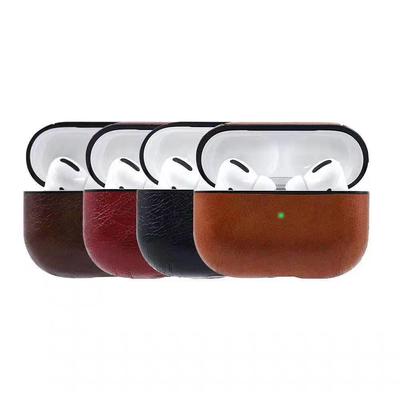 2020 Wholesale Price For Airpods Pro 3 gen Case With PU Leather Customized fashion Earphones case