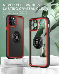 Rotate 360 Degree Ring Bracket Mobile Phone Accessories TPU+PC cellphone cover fashion phone case For Iphone 11