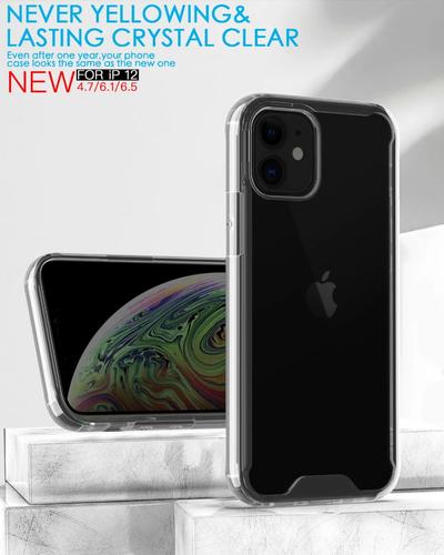 2020 Latest High Quality Shockproof Soft Tpu + PC Phone Case for New Iphone 12 4.7/6.1/6.5 inch Hot sale products