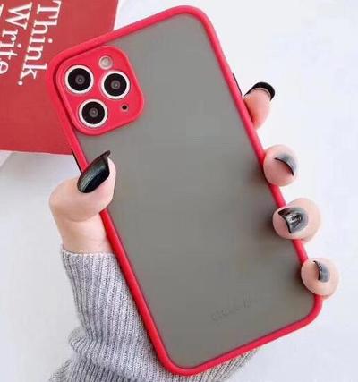 Popular simple style TPU+PC phone cover skin feel phone case For Iphone 12
