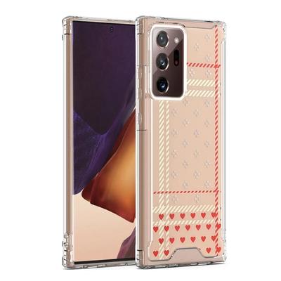 Wholesale TPU and PC custom clear phone case For Note20 plus
