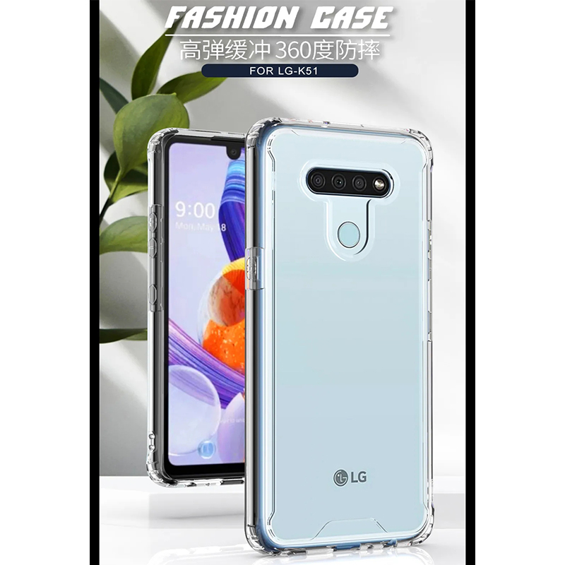 Hard Acrylic mobile phones case Transparent clear anti drop case For LG ARISTO 5 plus Stylo 6 case