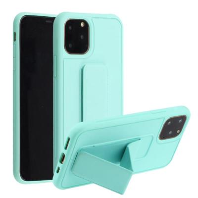 Slim Holder Stand Magnetic Bracket Case PU leather Phone Case for iPhone 11 Pro Max XS MAX XR X 8p