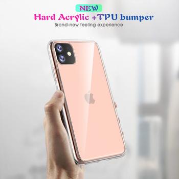New Fit Shockproof Acrylic TPU Bump Transparent Clear Phone Cases Cover For iPhone 11 X Xs Max Xr  12 Case