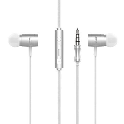 Cheaper wholesale In Ear Earphone Super Bass Metal Stereo wired Earphones Microphone Sport For Samsung iPhone Earphone