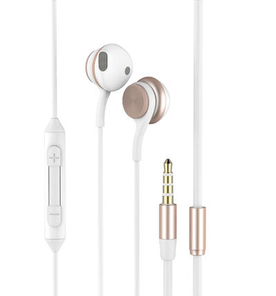 Wholesale In Ear Earphone Super Bass Metal Stereo wired Earphones Microphone Sport For Samsung iPhone Earphone